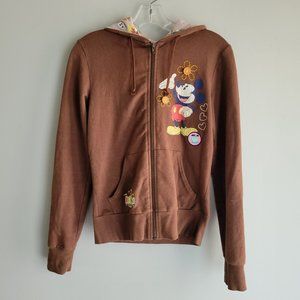 Disneyland Zippered Hoodie Size Small